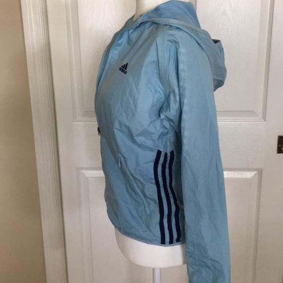 ADIDAS HOODED JACKET SIZE-S - Picture 2 of 4